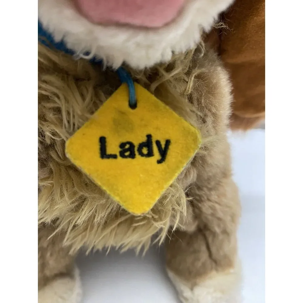 Authentic Disney Store‎ Sitting Lady Plush Stuffed Dog of Lady and the Tramp